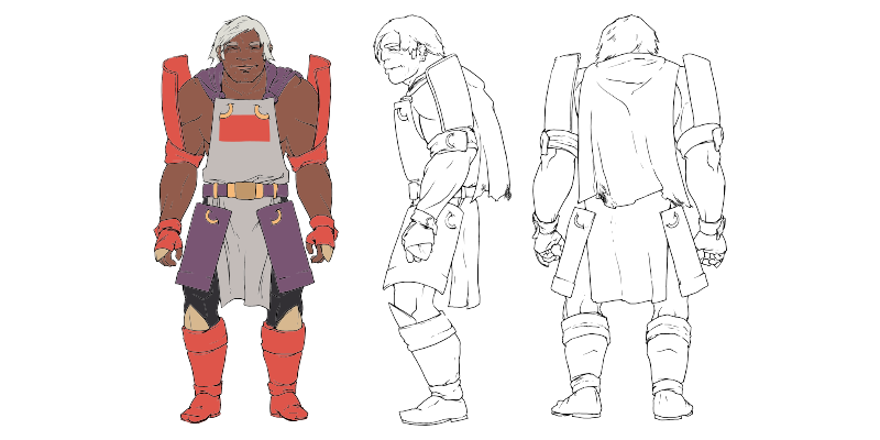 Sketches - supporting characters