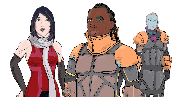 Sketches - More supporting characters